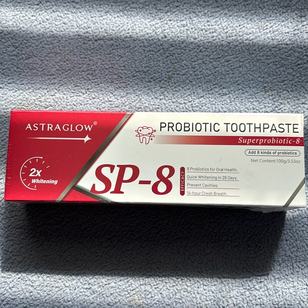 Astraglow - probiotic toothpaste —